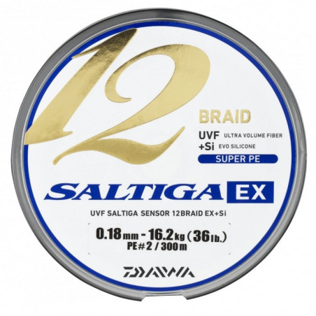 Tresse Daiwa Saltiga 12 Braid Ex - 600 m
