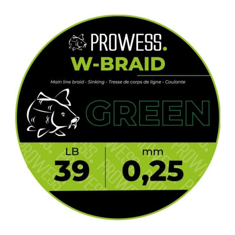 Tresse Prowess Corps de ligne W-Braid - 1000 m