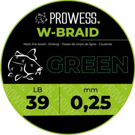 Tresse Prowess Corps de ligne W-Braid - 1000 m