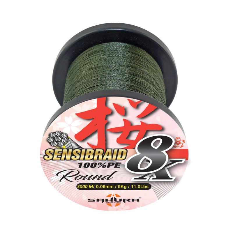 Tresse Sakura Sensibraid 8 Multicolor - 3000 m