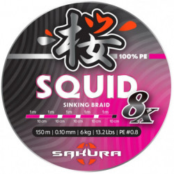 Tresse Sakura Squid 8X - 150 m