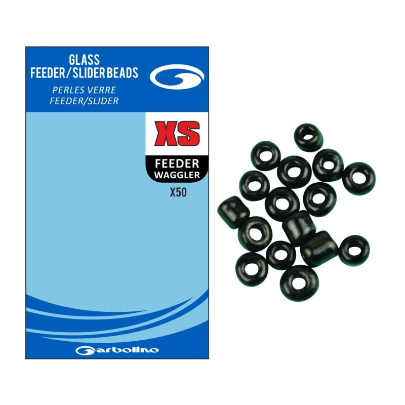 Perles verre Garbolino Feeder/Slider - Par 50