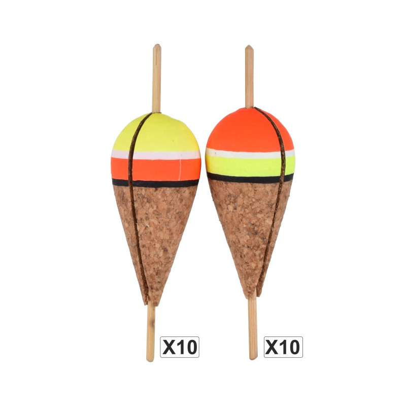 Streamline Garbolino Flotteur truite - Poire - Par 20