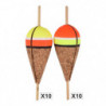 Streamline Garbolino Flotteur truite - Poire - Par 20