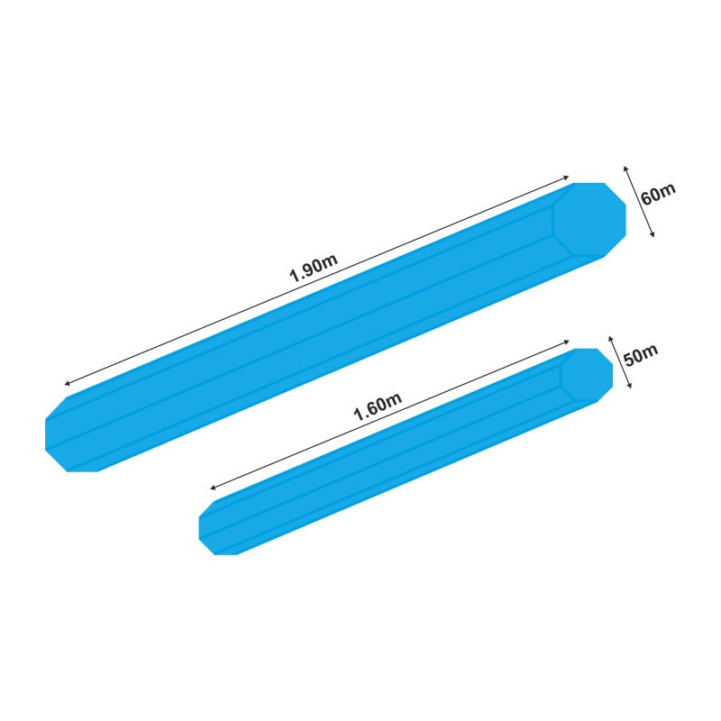 Tube de protection pour canne Garbolino Octogonal anti-UV