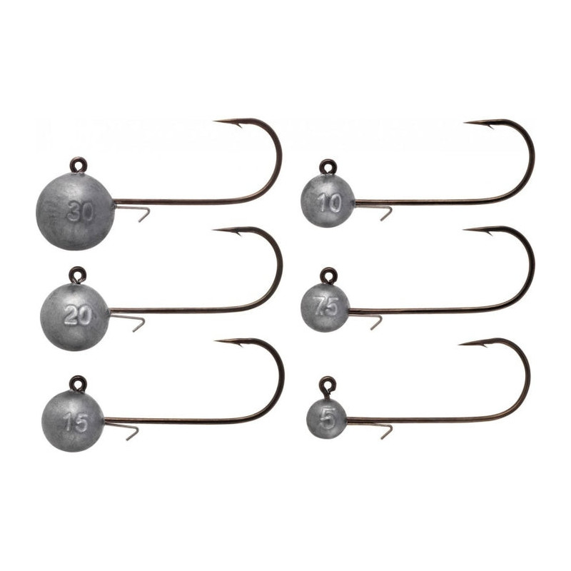 Tête Plombée Daiwa Tournament D'jig Head SS Round - Pack