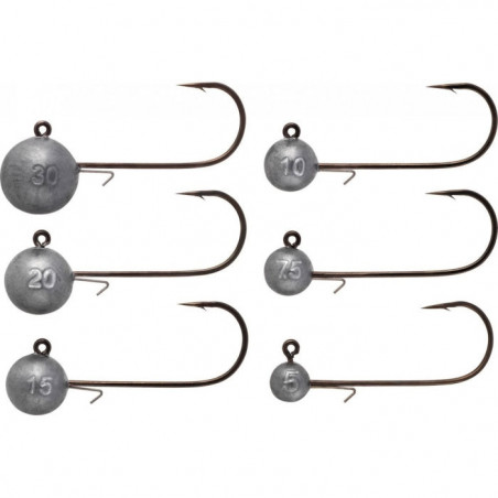 Tête Plombée Daiwa Tournament D'jig Head SS Round - Pack