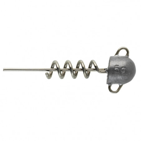 Têtes plombées Sakura Soft Lure Screw Head - Par 3