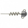 Têtes plombées Sakura Soft Lure Screw Head - Par 3