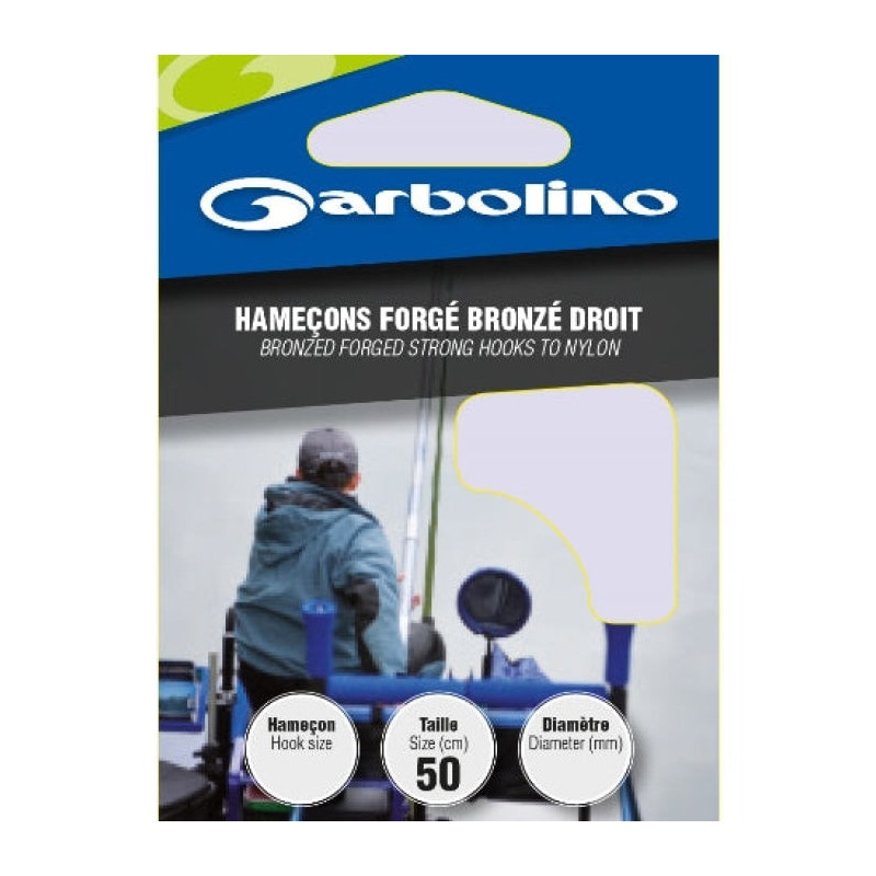Hameçon Garbolino Bronze Droit