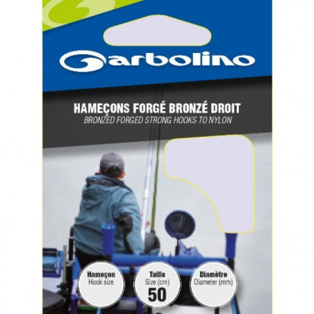 Hameçon Garbolino Bronze Droit