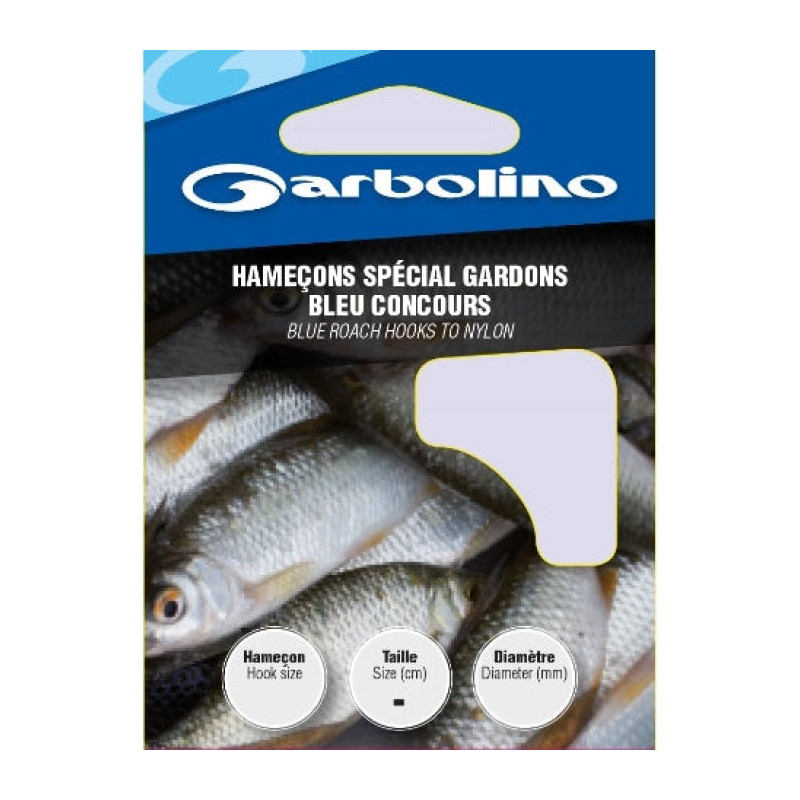 Hameçon Garbolino Monté coup spécial Gardons - bleu concours