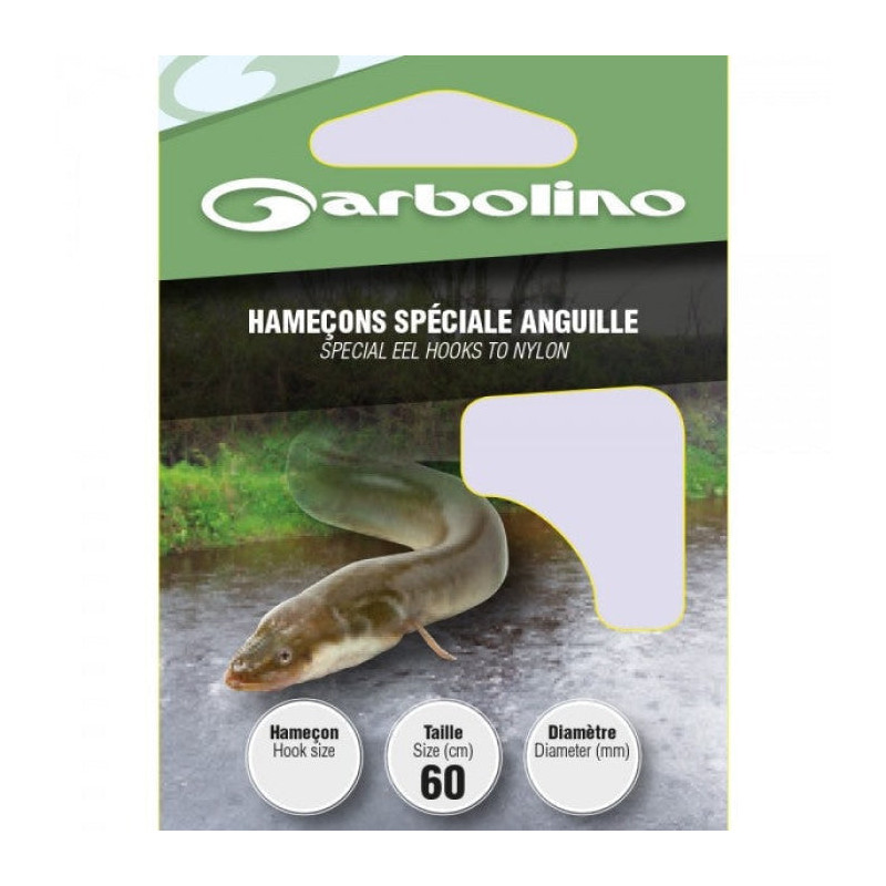 Hameçon Garbolino monté spécial anguille