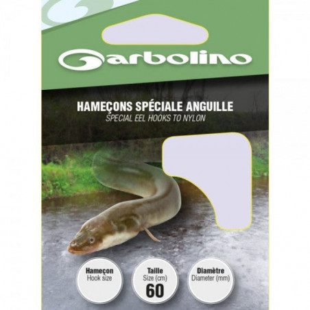 Hameçon Garbolino monté spécial anguille