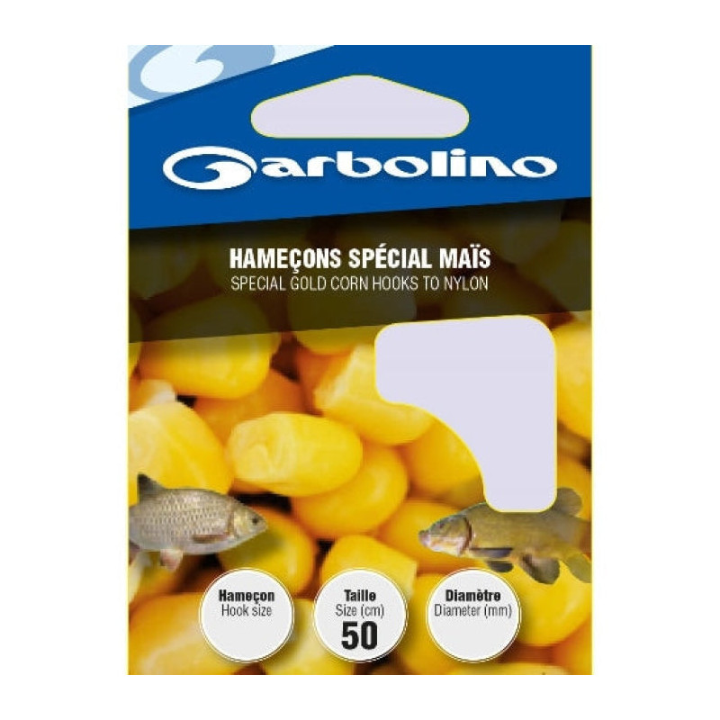 Hameçon Garbolino monté spécial maïs
