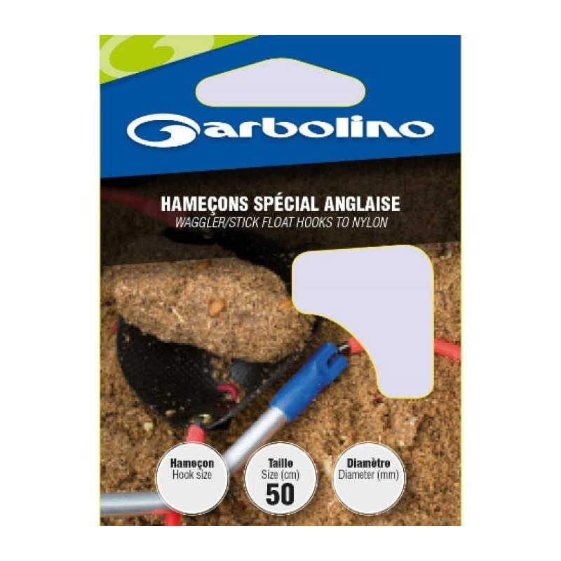 Hameçon Garbolino Montés coup spécial anglaise