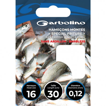 Hameçon Garbolino Spécial friture - Sans ardillon