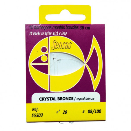 Hameçon Sensas Crystal Bronze - 30cm