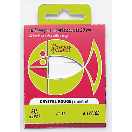 Hameçon Sensas Crystal Rouge - 20cm