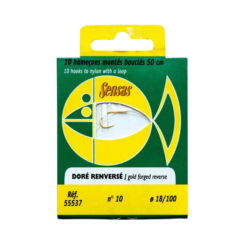 Hameçon Sensas Doré Renversé - 50cm