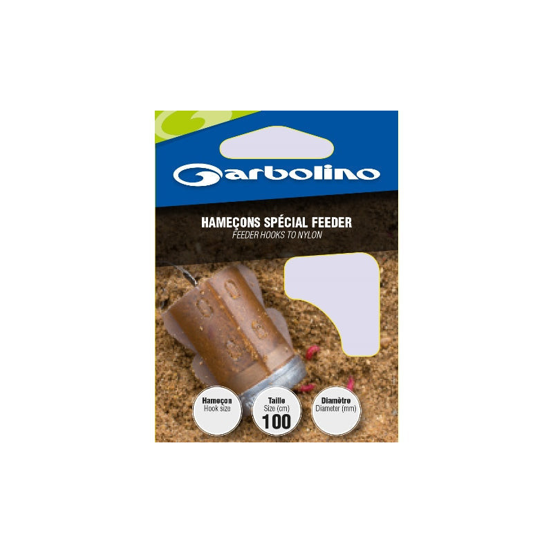 Hameçons Garbolino Montrés coup spécial FEEDER - Par 10