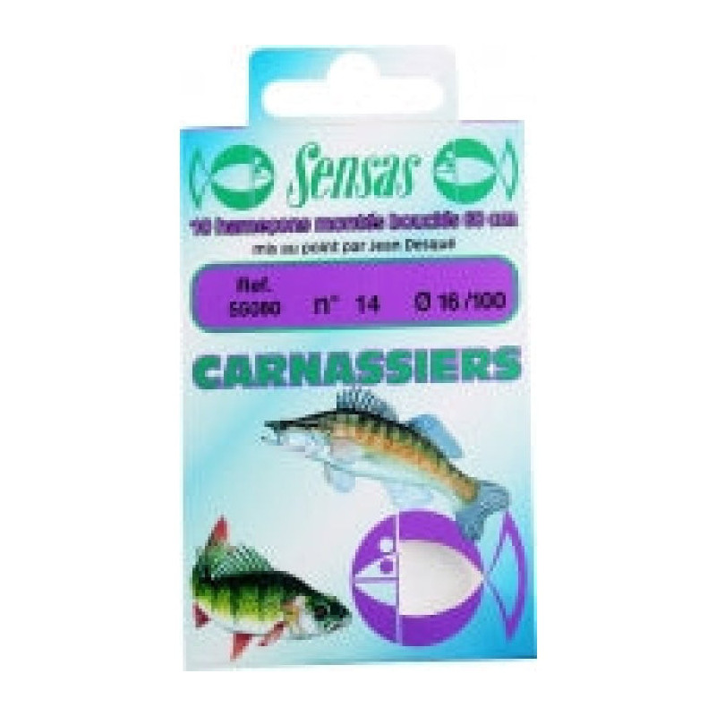 Hameçons montés Sensas Carnassier Perche