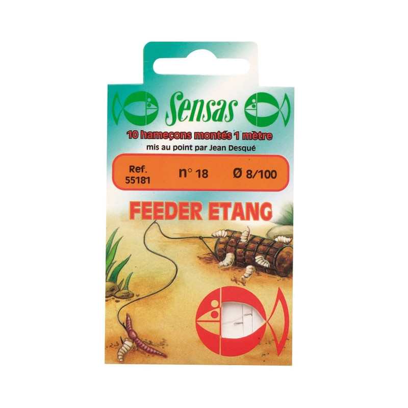 Hameçons montés Sensas Feeder Etang