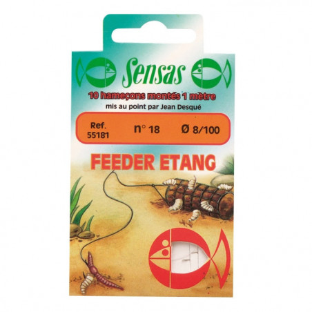 Hameçons montés Sensas Feeder Etang
