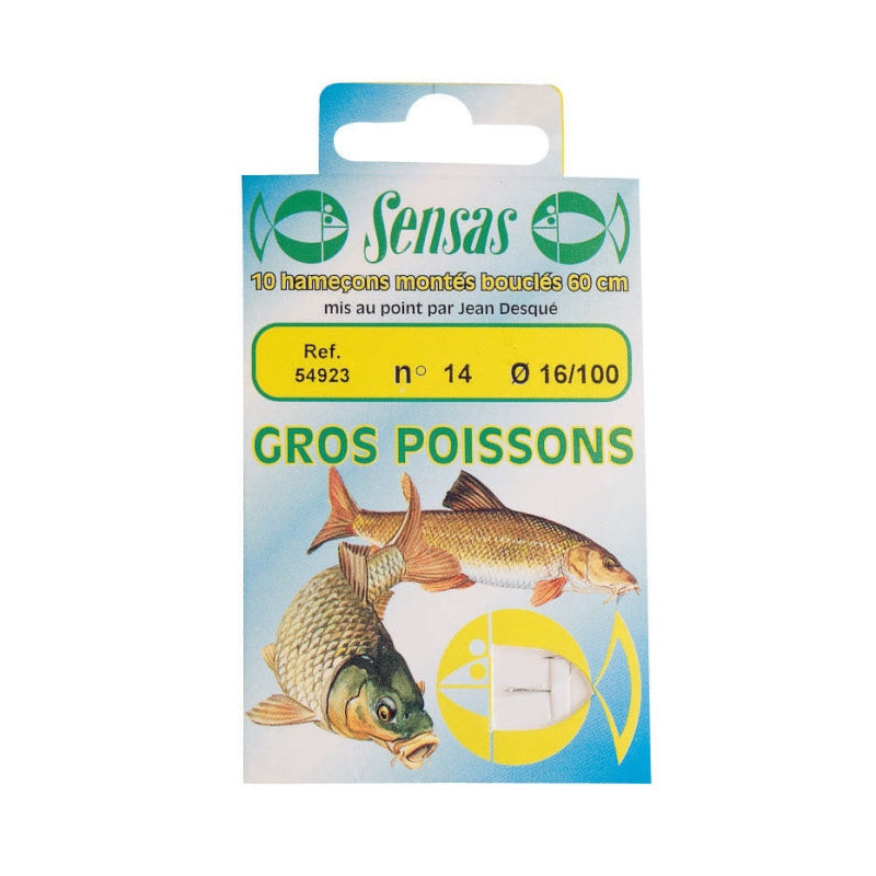 Hameçons montés Sensas Gros Poissons