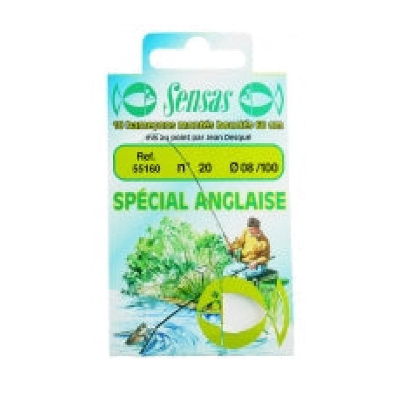 Hameçons montés Sensas Spécial Anglaise 20/08