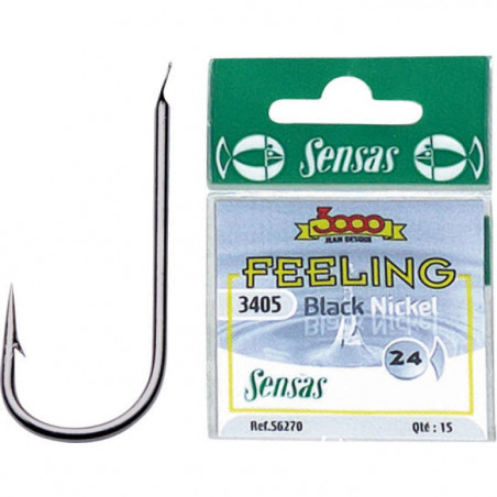 Hameçons Sensas 3405 Black N.