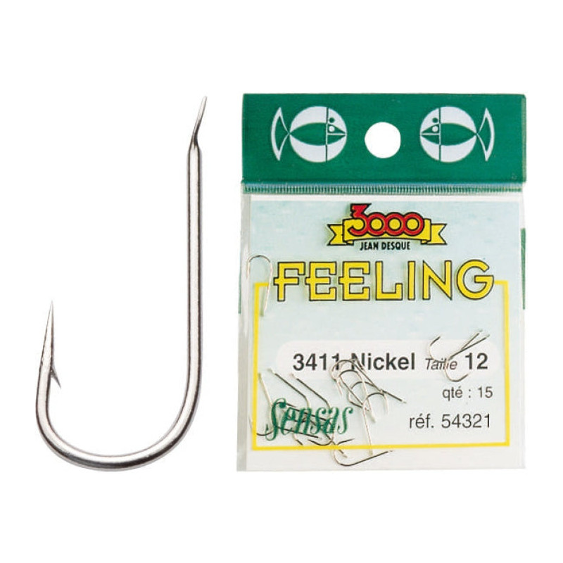 Sachet Hameçons Sensas 3411 Nickel