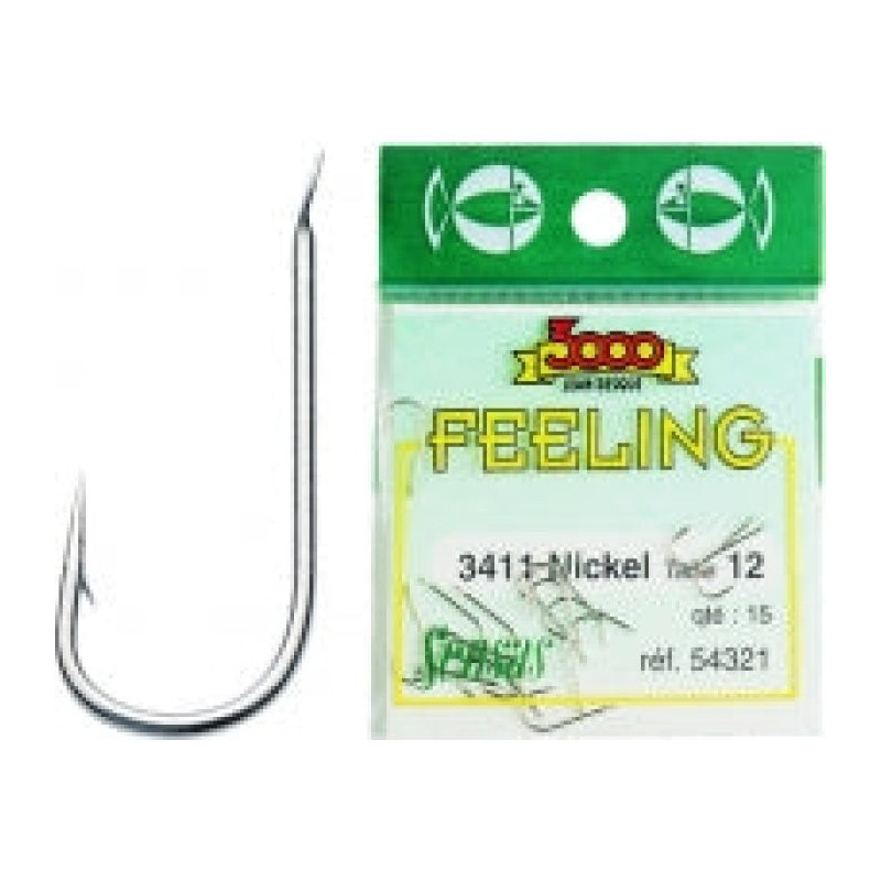 Sachet Hameçons Sensas 3411 Nickel N°24