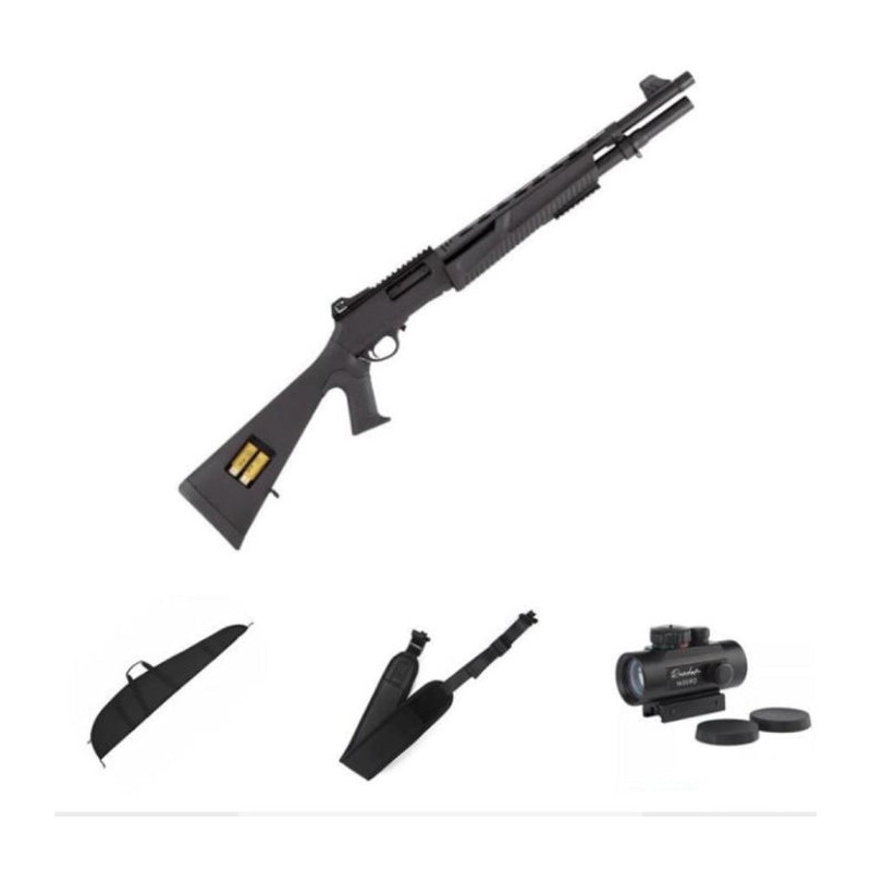 Vente Flash ! Fusil à pompe Hatsan Escort MP - Cal. 12/76 - Pack complet