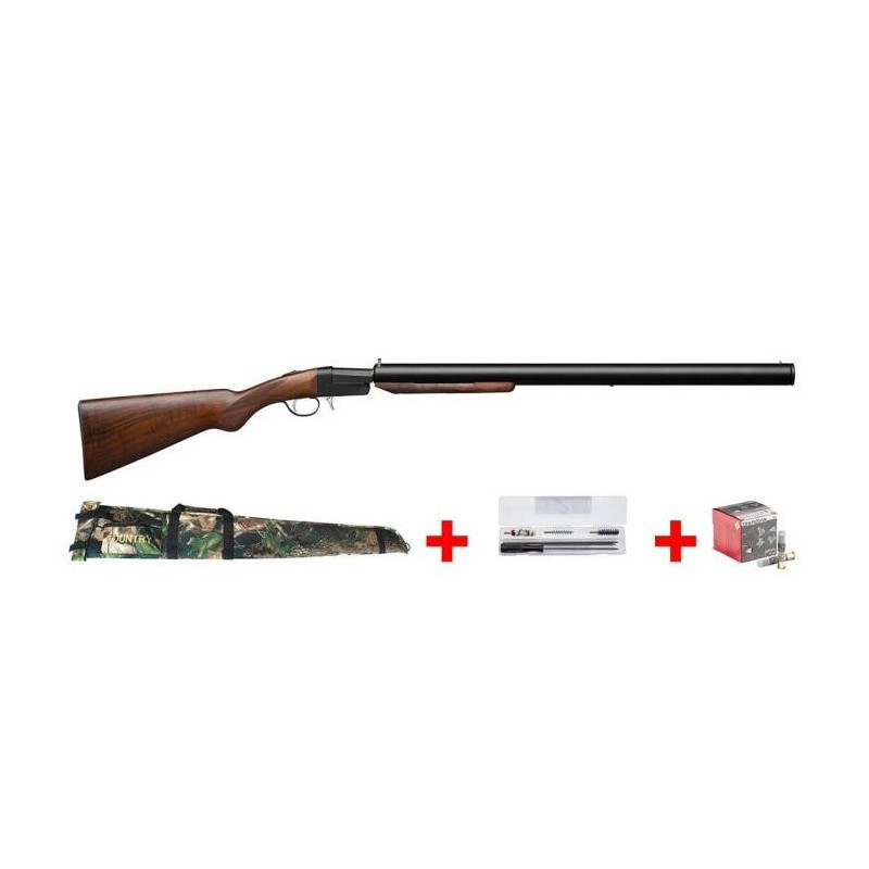 Pack silence Fusil pliant mono-canon Yildiz - Cal. 410