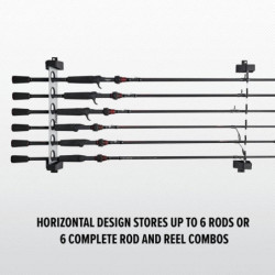 Support cannes Abu Garcia Horizontal 6 Rod Rack