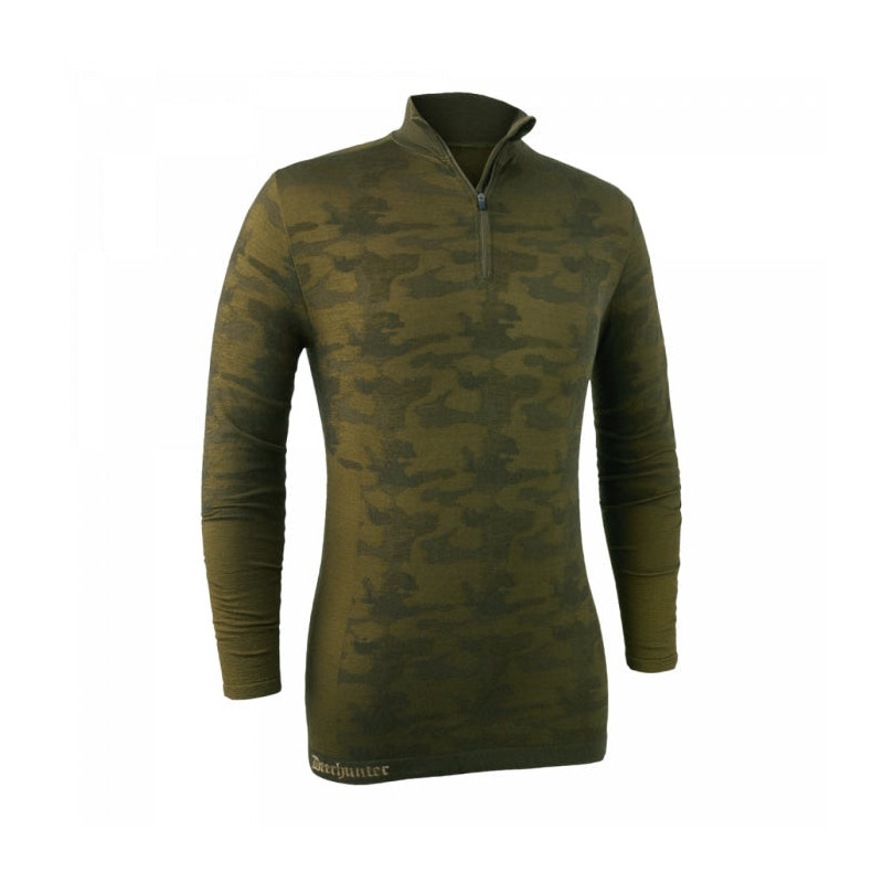 T-shirt thermique DeerHunter avec zip
