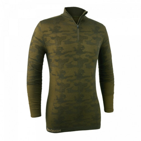 T-shirt thermique DeerHunter avec zip