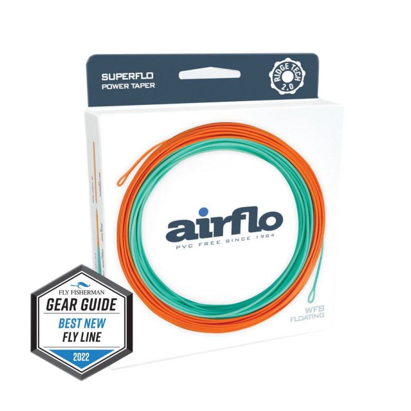 Soie de mouche flottante Airflo Ridge 2. 0 Superflo Power Taper