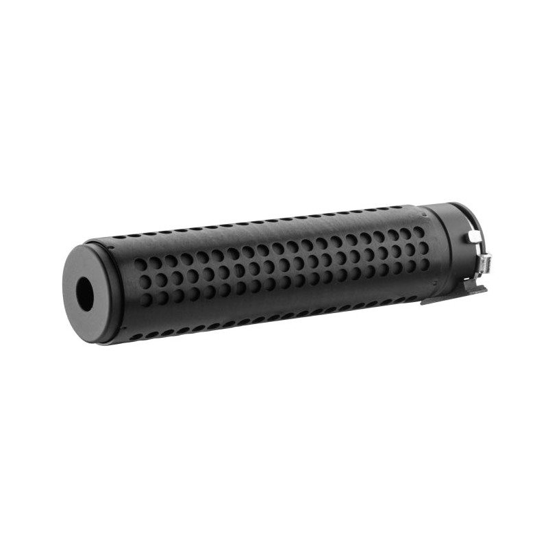 Silencieux aluminium KAC QD avec cache flamme en acier 14mm CCW