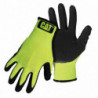 Gants Caterpillar en latex haute visibilité