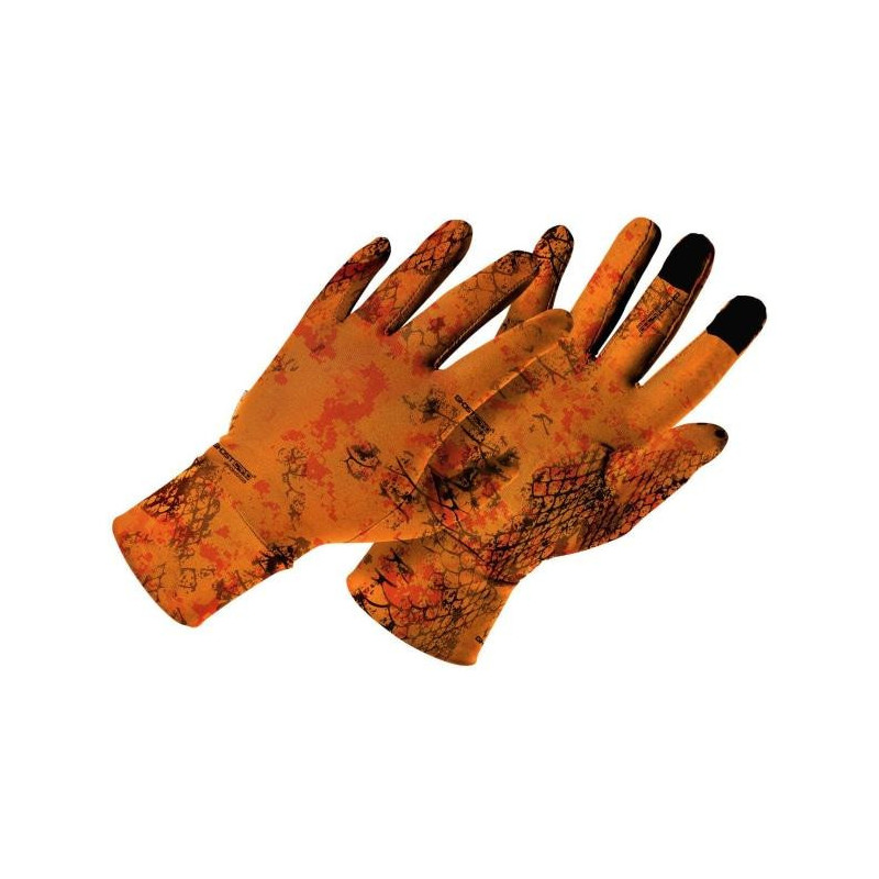 Gants fin Verney Carron Tactiles - Snake Orange