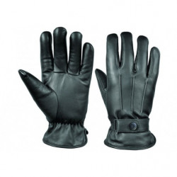 Gants MO Equipol en cuir noir