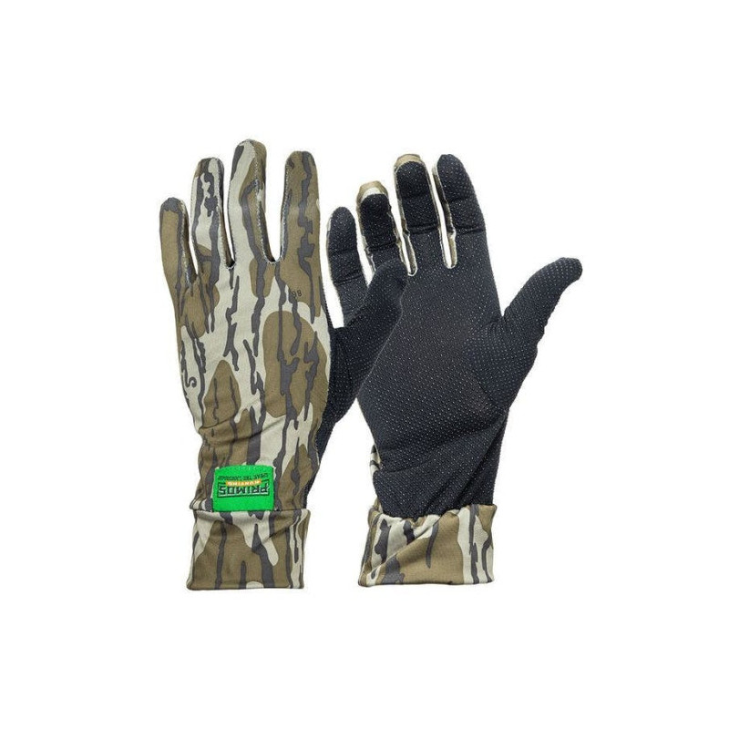 Gants Stretch Primos Anti-Dérapants Camo Mossy Oak Bottomland