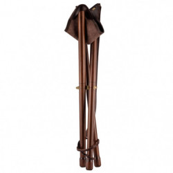 Siège Trépied Pliant - Country Sellerie - Bois Luxe