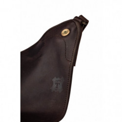 Siège Trépied Pliant - Country Sellerie - Bois Luxe