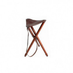 Trepied bois / cuir Tunet...