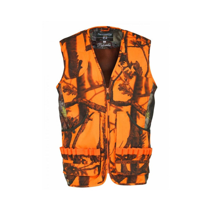 Gilet de chasse Percussion Palombe Bicamo