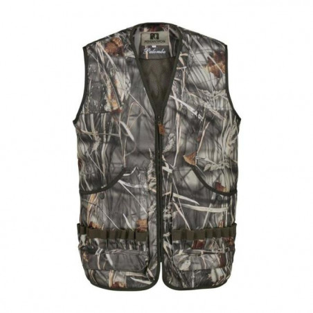Gilet de chasse Percussion Palombe Roseaux