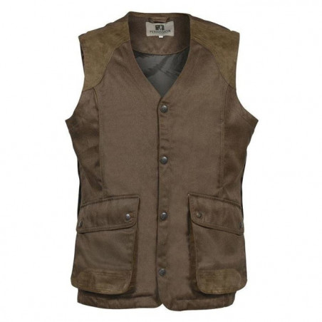 Gilet de chasse Percussion Sologne Marron